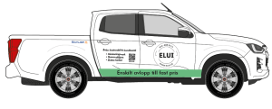 Isozu bil för enskilt avloppsanläggning